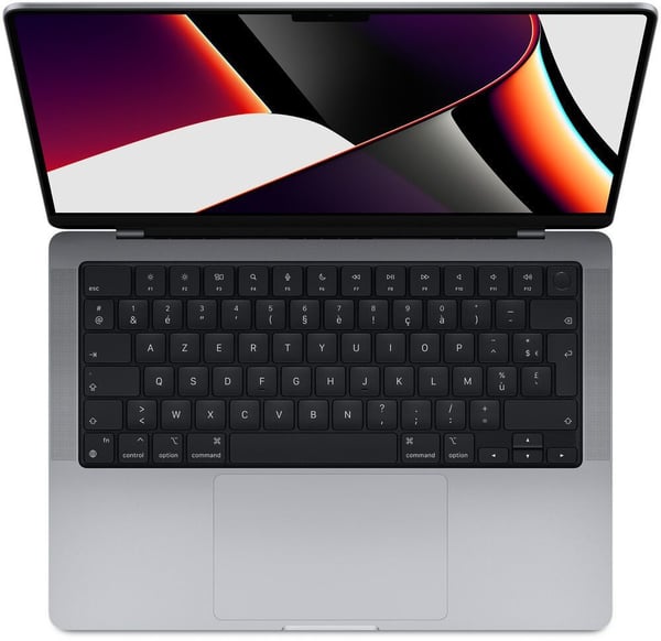 MacBook Pro Retina 14" M1 MAX 3,2 Ghz 32 Go 1 To SSD Grå Sidereal (2021) GPU 32 - CPU 10 - Renoveret - Fremragende stand- REFURBISHED