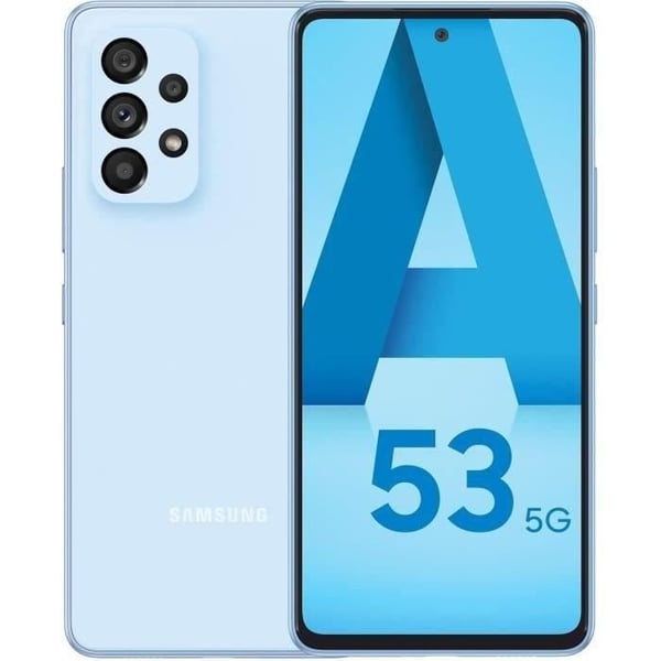 SAMSUNG Galaxy A53 128GB 5G LJUSBLÅ - Begagnad - Utmärkt skick
