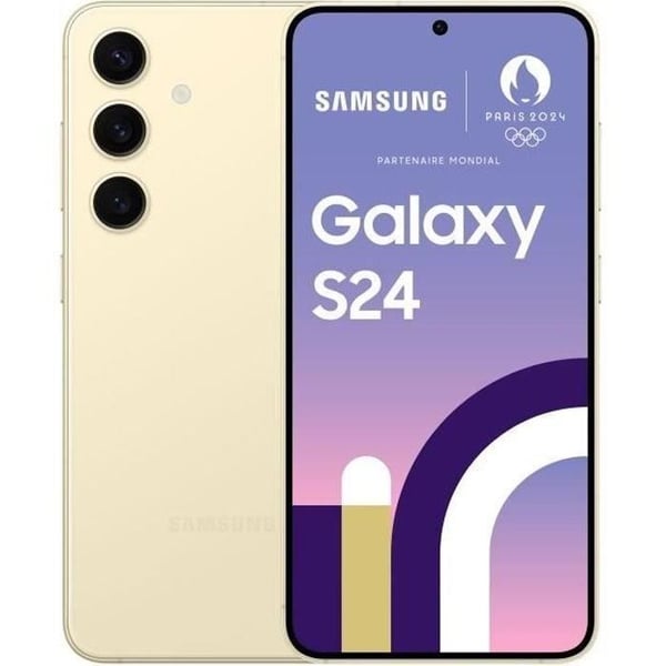 SAMSUNG Galaxy S24 Smartphone 128 Go Crème (2024) - Återf_conditionerad - Utmärkt skick