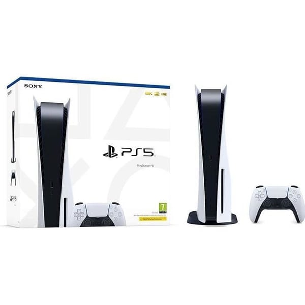 SONY PlayStation 5 - 825 GB vit - Begagnad - Utmärkt skick