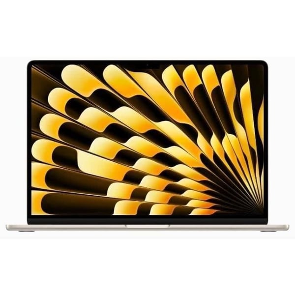 Apple - 15,3" MacBook Air M2 (2023) - RAM 8Go - Lagring 256Go - Stjärnljus - AZERTY (2023) - Återfurbished - Utmärkt skick