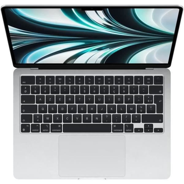 Apple - 13,6" MacBook Air M2 - 8GB RAM - 256GB lagring - Silver - AZERTY - Begagnad - Utmärkt skick