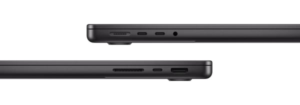 MacBook Pro Retina 14" M3 Pro 4,1 Ghz 18 Go 1 To SSD Sort sidereal (2023) GPU 18 - CPU 12 - Refurbished - Fremragende stand- REFURBISHED