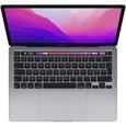 Äpple - 13,3" MacBook Pro M2 - RAM 8GB - Lagring 512GB - Rymdgrå - AZERTY (2022) - Begagnad - Utmärkt skick