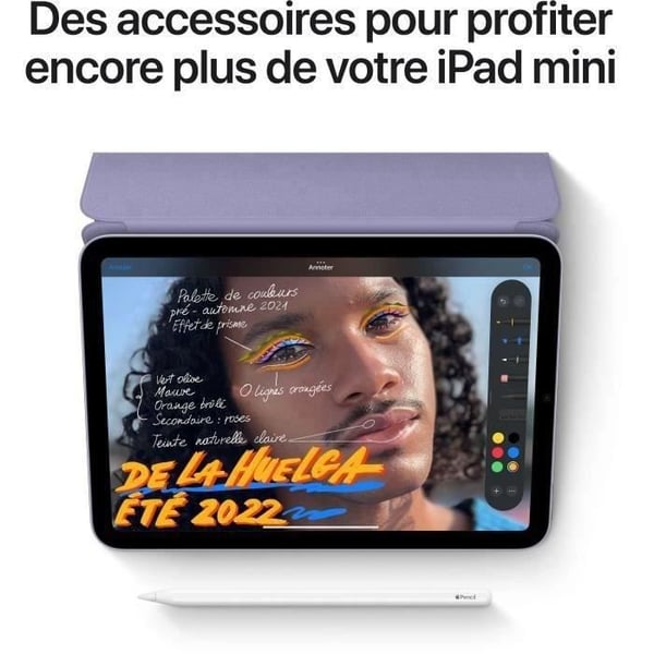 Apple - iPad mini (2021) - 8,3" WiFi - 64 GB - Space Grey - Renoverad - Utmärkt skick- REFURBISHED