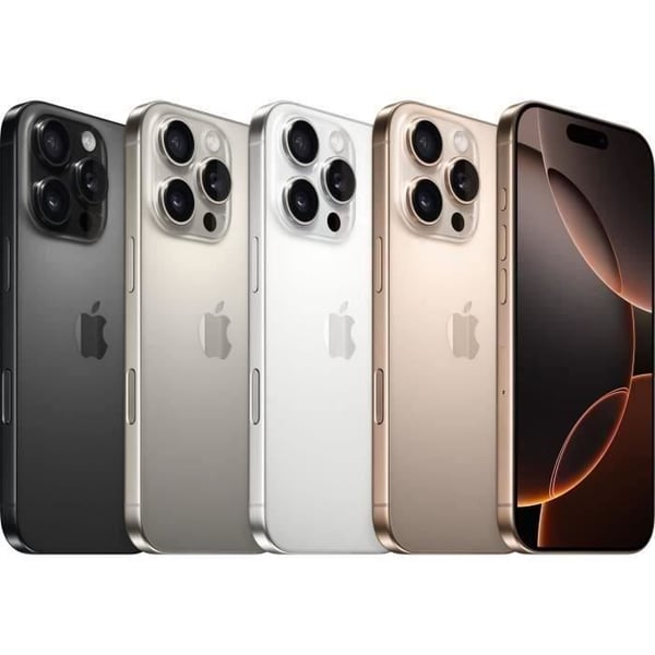 APPLE iPhone 16 Pro 256GB White Titanium (2024) - Begagnad - Utmärkt skick
