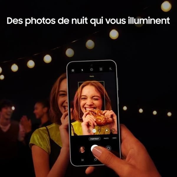SAMSUNG Galaxy S23 FE Smartphone 256Go Kräm - Refurbished - Utmärkt skick