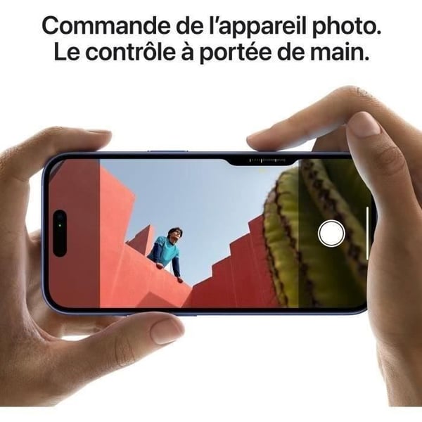 APPLE iPhone 16 256GB Vit (2024) - Begagnad - Utmärkt skick