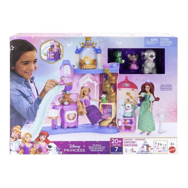 Disney Princess - Kuffert Det Dyrepalads - 7 legeområder - Disney Princess - JBF96