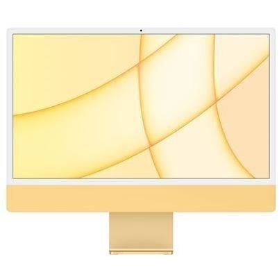 iMac 24" 2021 M1 3,2 Ghz 16 Go 512 Go GPU 8 kerner Gul - Refurbished - God stand- REFURBISHED