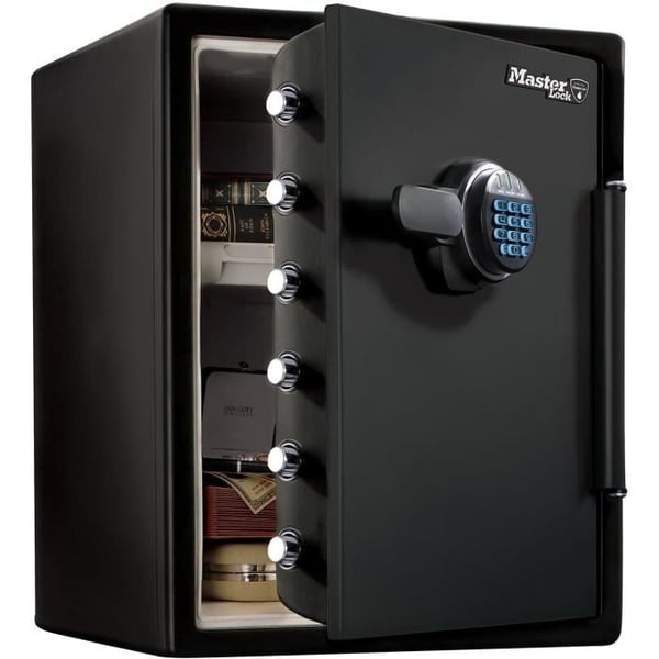 Säker - MASTER LOCK - Brandsäker och vattentät - XXL 56.6L - Elektronisk kombination