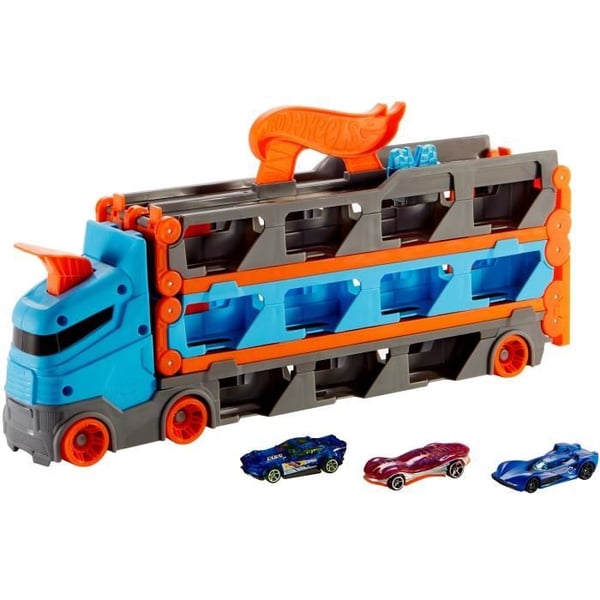 Hot Wheels - Super udvidelig transporter - Kredsløb / Lille bil - Fra 4 år GVG37