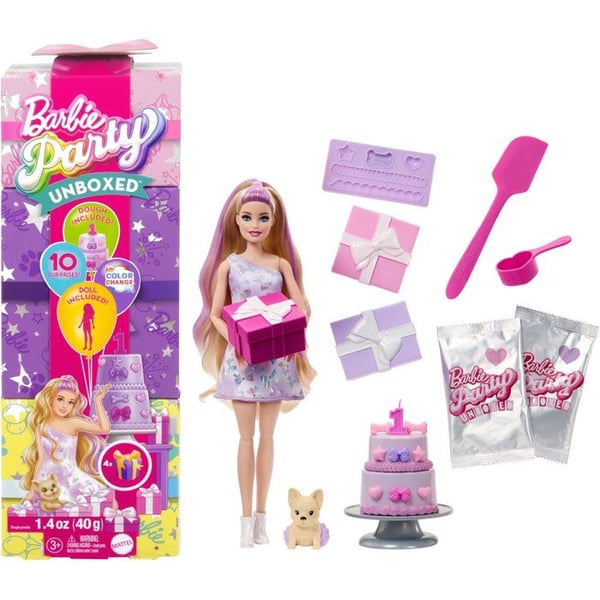 BARBIE-fest unboxed lila hund - JFG70