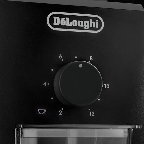 Sähkökahvimylly - DELONGHI KG79 - Kapasiteetti 120g - 17 jauhatusastetta - Musta
