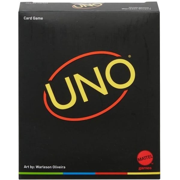 Uno Minimalist Card Game - Mattel Games - från 7 år och uppåt - 2 spelare eller fler - 15 min