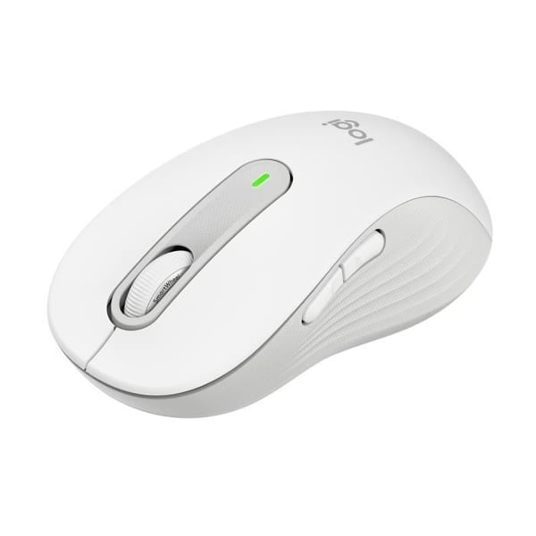 Mus - Trådlös - Logitech - Signature M650 L - Vit - Högerhänt
