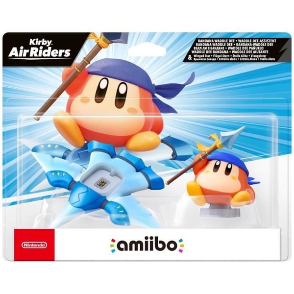 Amiibo-figurin - Bandana Waddle Dee & Vingad Stjärna • Kirby-kollektion