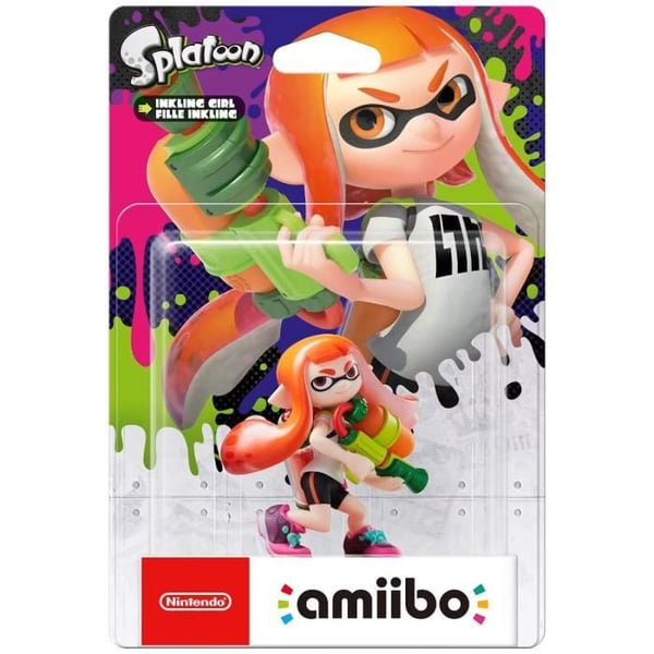 Amiibo Figur - Inkling Girl • Splatoon Collection- USED