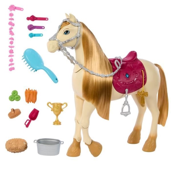 BARBIE MYSTERIES - Jakten på den förlorade hästen Barbie och hennes häst Tornado, HXJ42