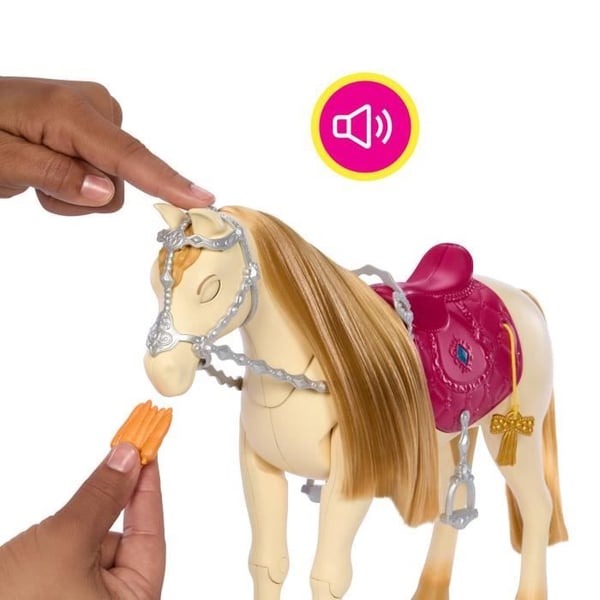 BARBIE MYSTERIES - Jakten på den förlorade hästen Barbie och hennes häst Tornado, HXJ42