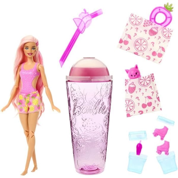 Barbie®-Pop Reveal Fruit Series-Doll Strawberry Lemonade Doft HNW41
