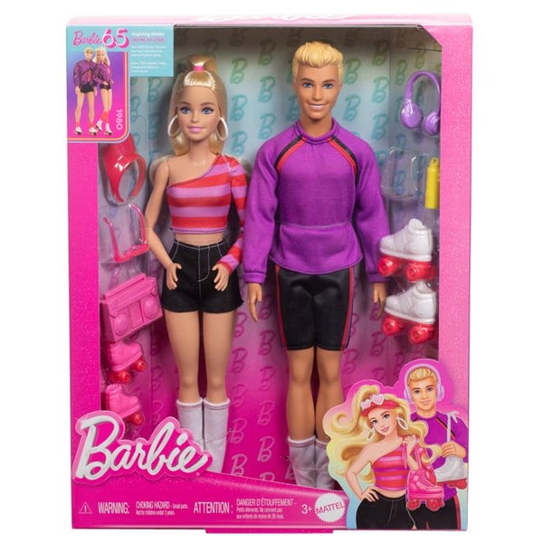Barbie-Fashionistas-Samling af dukker og tilbehør med rulleskøjter HXK90