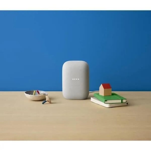 Ansluten högtalare - GOOGLE - Google Nest Audio - Trådlöst - Bluetooth 5.0 - Handsfree-funktion