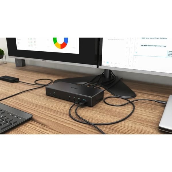 i-tec - USB-C dockningsstation för 4 skärmar -