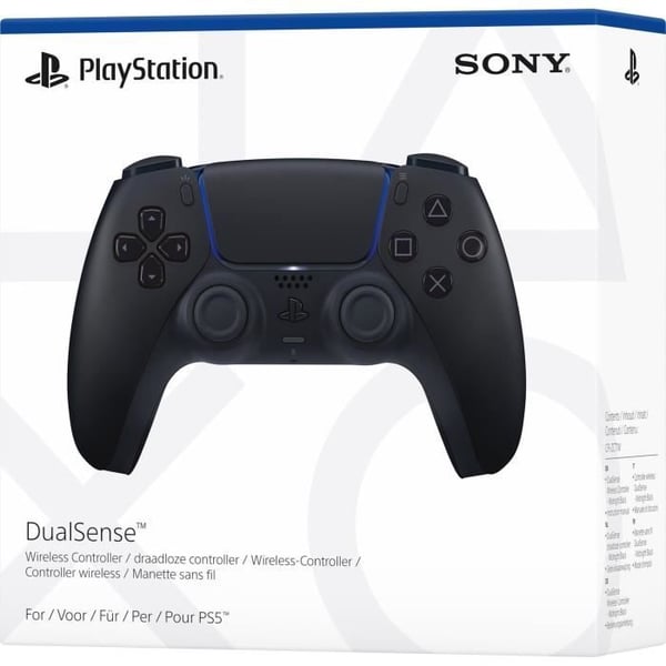 Langaton DualSense™-ohjain - musta I PS5 ja PC