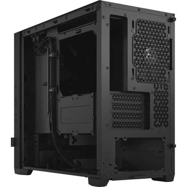 FRACTAL DESIGN - Pop Mini Silent Black Solid - PC taske - Sort (FD-C-POS1M-01)