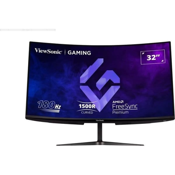 Kurvad PC Gamer Skärm - VIEWSONIC - 32" - FHD - 180Hz - VA-panel - 1ms - VX3218-PC-MHD