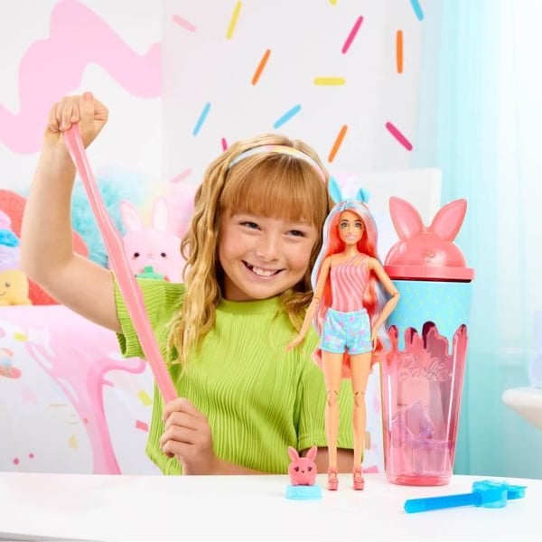 Barbie-Pop Reveal-Docka Kanin och Tillbehör Serie Shakes - 3 år+- JCN87