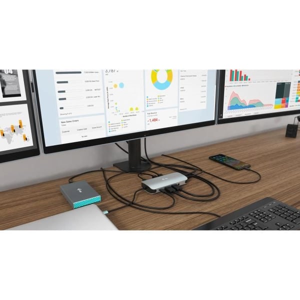 i-tec - USB-C Nano-dockningsstation 3x Full HD -