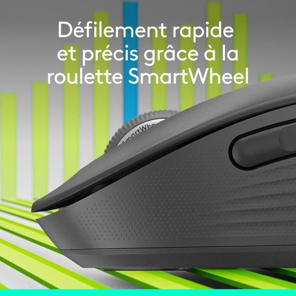 Mus - Trådlös - Logitech - Signature M650 L - Grafit - Högerhänt