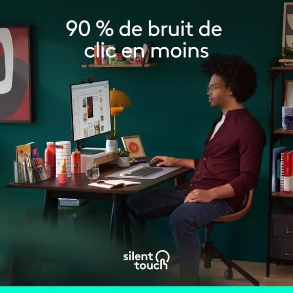 Mus - Trådlös - Logitech - Signature M650 L - Grafit - Högerhänt