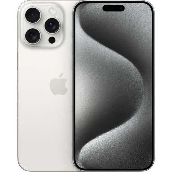APPLE iPhone 15 Pro Max 512GB Vit Titan (2023) - Begagnad - Skick: Bra