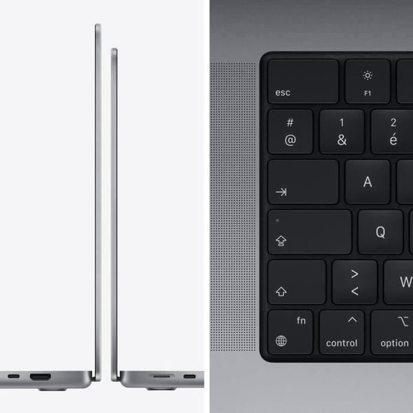 Apple - 16" MacBook Pro (2021) - Puce Apple M1 Max - RAM 32Go - 1To – Gris Sidéral (2021) - Refurbished - Bra skick