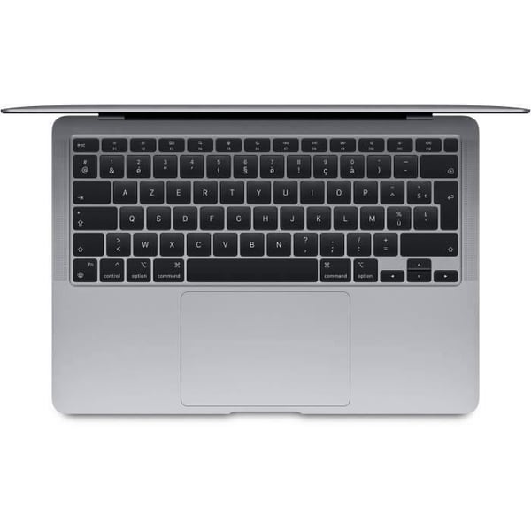 Apple - 13,3" MacBook Air (2020) - Apple M1-chip - RAM 16Go - Lagring 512Go - Grå Sideral - (2021) - Refurbished - Använd skicka