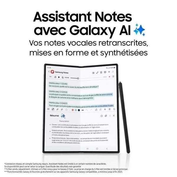 SAMSUNG Galaxy Z Fold6 Smartphone Rosé 512 Go (2024) - Återvunnen - Skick okej