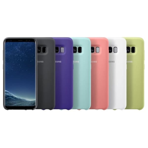 Samsung S8 Silikonfodral - Grön