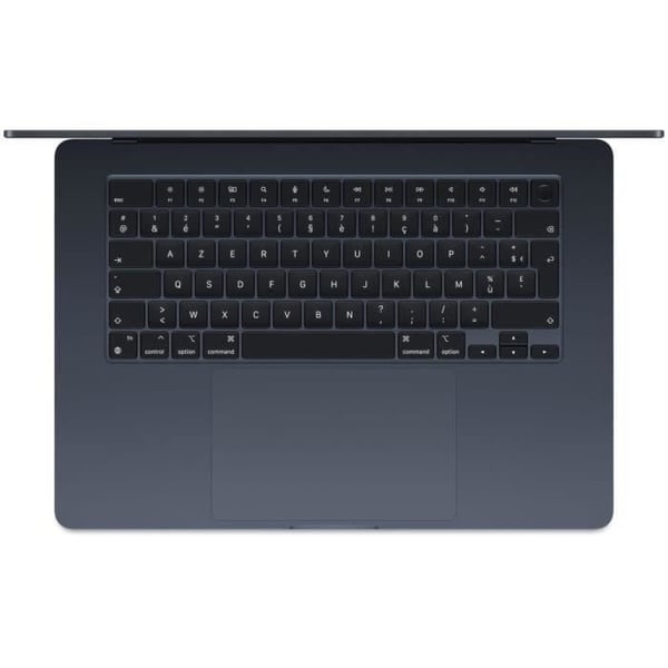 Äpple - 15" MacBook Air M3 (2024) - RAM 8Go - Lagring 256Go - Midnatt - AZERTY (2024) - Återvunnen - Mycket bra skick