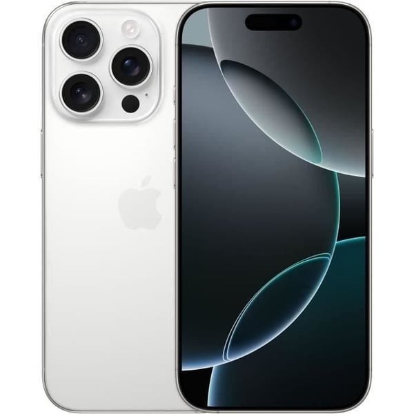 APPLE iPhone 16 Pro 128GB White Titanium (2024) - Begagnad - Mycket bra skick