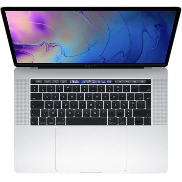 MacBook Pro Touch Bar 15" Core i7 2,6 GHz 16 Go 1 To SSD Silver (2019) - Nytt batteri - Begagnad - Mycket bra skick