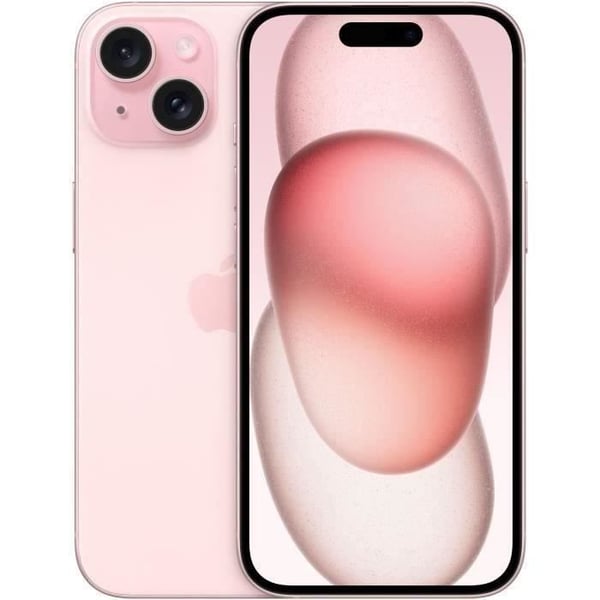 APPLE iPhone 15 512GB Rosa (2023) - Renoverad - Mycket bra skick- REFURBISHED