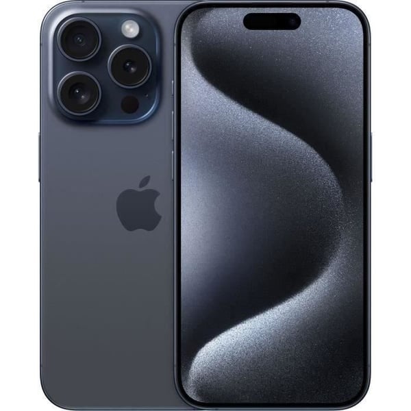 APPLE iPhone 15 Pro 256GB Blå Titan (2023) - Begagnad - Mycket bra skick