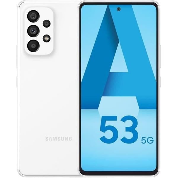 SAMSUNG Galaxy A53 128GB 5G Vit - Begagnad - Mycket bra skick