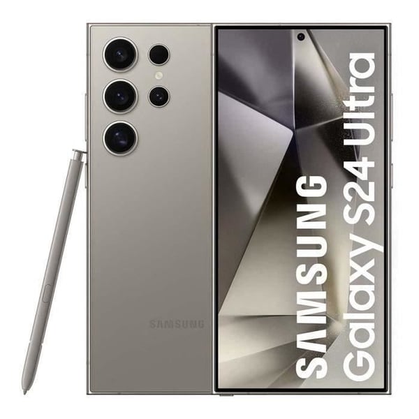 SAMSUNG Galaxy S24 Ultra Smartphone 256 GB Grå (2024) - Refurbished - Mycket bra skick SAMSUNG Galaxy S24 Ultra Smartphone 256 GB Grå (2024) - Refurbished - Mycket bra skick