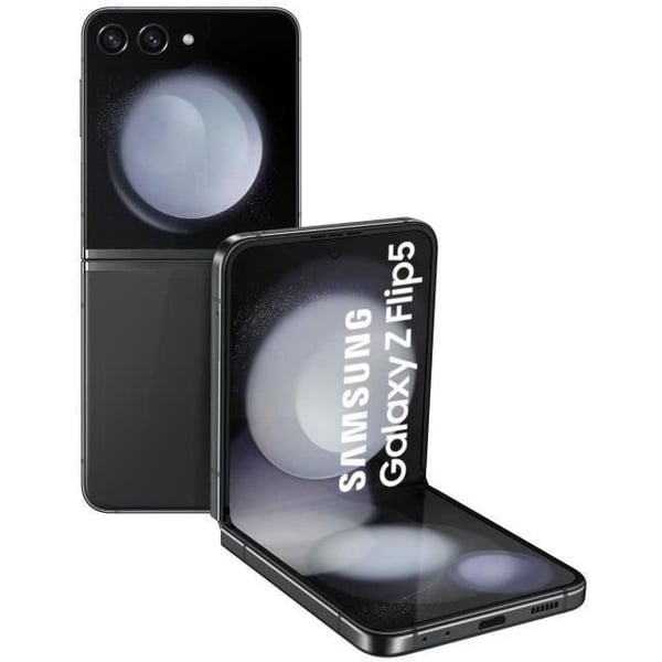 SAMSUNG Z Flip5 256GB Graphite (2023) - Renoverad - Mycket bra skick- REFURBISHED