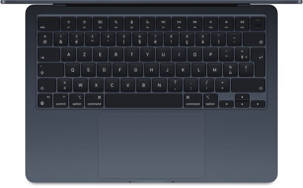 MacBook Air 13" M3 4,1 Ghz 16 Go 512 Go SSD Midnatt (2024) GPU 8 - CPU 8 - Återförsäljning - Mycket bra skick