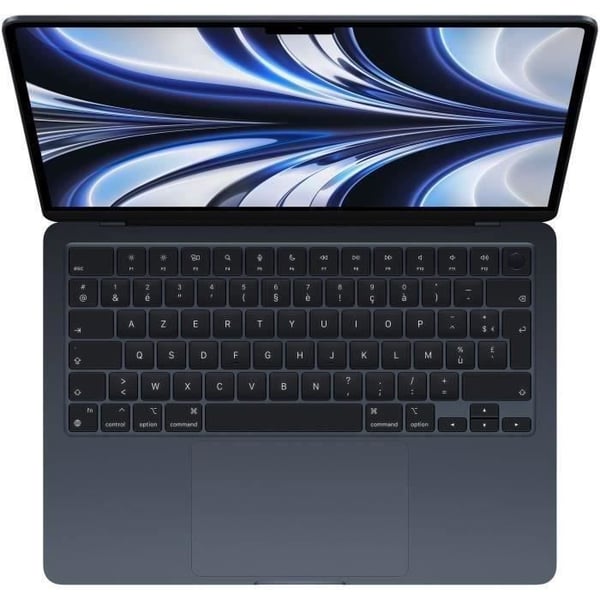 Apple - 13,6" MacBook Air M2 - 8GB RAM - 256GB lagring - Midnatt - AZERTY - Begagnad - Mycket bra skick